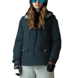 Roxy Black Slim Fit Hooded Winter Coat Jacket Winter Sport SZ Medium